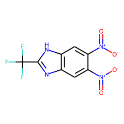 Benzimidazole, 5,6-dinitro-2-(trifluoromethyl)-