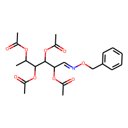 L-(-)-Fucose, tetraacetate, benzyloxime (isomer 1)