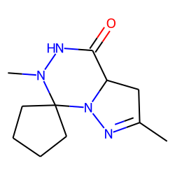 4,5,6,7-Tetrahydropyrazolo[1,5-d][1,2,4]-triazin-4-one, 2,6-dimethyl-7,7-tetramethylene