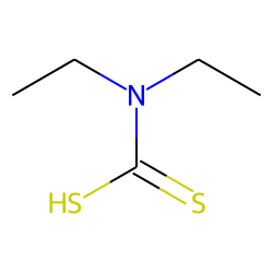Carbamodithioic acid, diethyl-
