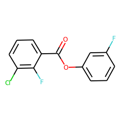 3-Chloro-2-fluorobenzoic acid, 3-fluorophenyl ester