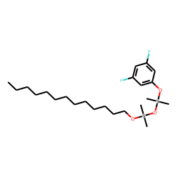 Silane, dimethyl(dimethyl(3,5-difluorophenoxy)silyloxy)tridecyloxy-
