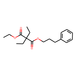 Diethylmalonic acid, ethyl 3-phenylpropyl ester