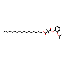Dimethylmalonic acid, heptadecyl 2-isopropoxyphenyl ester