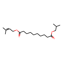 Sebacic acid, isobutyl 3-methylbut-2-enyl ester