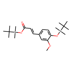 Ferulic acid, tert-butyldimethylsilyl ether, tert-butyldimethylsilyl ester