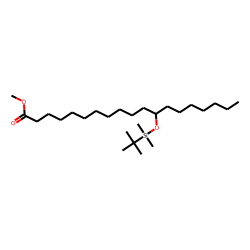 12-Hydroxy-nonadecanoic, methyl ester, tBDMS ether
