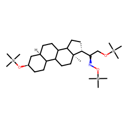 5.beta.-Pregnane-20-one-3.alpha.,21-diol, TMSO-TMS, # 2