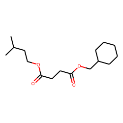 Succinic acid, cyclohexylmethyl 3-methylbutyl ester