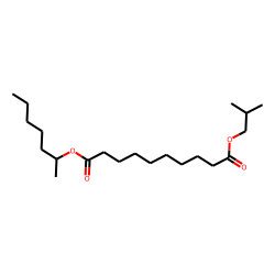 Sebacic acid, 2-heptyl isobutyl ester