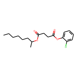 Succinic acid, 2-chlorophenyl 2-octyl ester