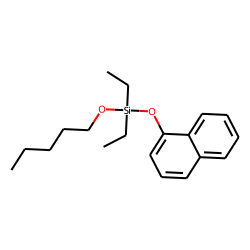 Silane, diethyl(1-naphthoxy)pentyloxy-
