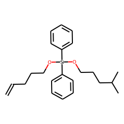 Silane, diphenylisohexyloxy(pent-4-en-1-yloxy)-
