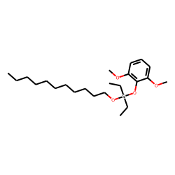 Silane, diethyl(2,6-dimethoxyphenoxy)undecyloxy-
