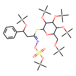 2-hydroxy-2-phenylethyl glucosinolate, TMS