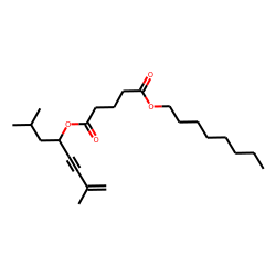 Glutaric acid, 2,7-dimethyloct-5-yn-7-en-4-yl octyl ester
