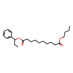 Sebacic acid, butyl 1-phenylpropyl ester