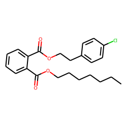 Phthalic acid, 2-(4-chlorophenyl)ethyl heptyl ester