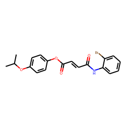 Fumaric acid, monoamide, N-(2-bromophenyl)-, 4-isopropoxyphenyl ester