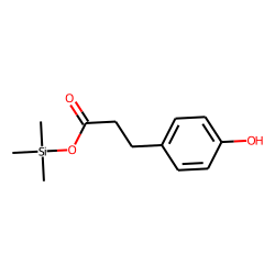 3-(4-Hydroxyphenyl)propionic acid, trimethylsilyl ester