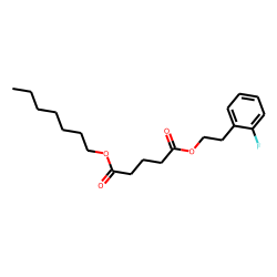 Glutaric acid, 2-(2-fluorophenyl)ethyl heptyl ester