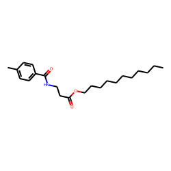 «beta»-Alanine, N-(4-methylbenzoyl)-, undecyl ester