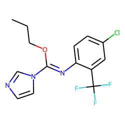 Imidazole, 1-[1-(4-chloro-2-trifluoromethylphenylimino)-2-propoxyethyl