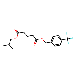Glutaric acid, isobutyl 4-(trifluoromethyl)benzyl ester