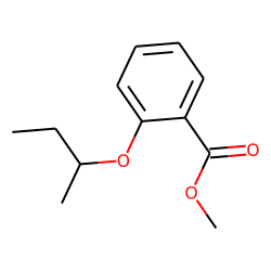 Benzoic acid, 2-(1-methylpropyl)oxy-, methyl ester