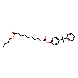 Sebacic acid, butyl 4-(2-phenylpropyl-2)-phenyl ester