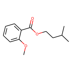 Benzoic acid, 2-methoxy-, 3-methylbutyl ester