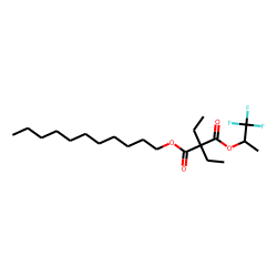 Diethylmalonic acid, 1,1,1-trifluoroprop-2-yl undecyl ester