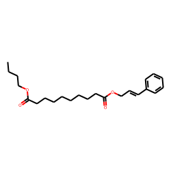 Sebacic acid, butyl 3-phenylallyl ester
