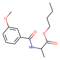 D-Alanine, N-(3-anisoyl)-, butyl ester