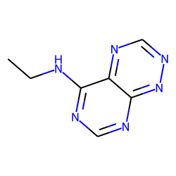 Pyrimido[5,4-e]-as-triazine, 5-(ethylamino)-