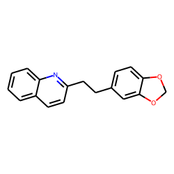 2-(3',4'-Methylenedioxyphenylethyl)quinoline