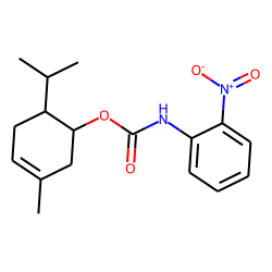 O-nitro carbanilic acid, 4-terpinenol ester