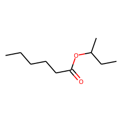 Hexanoic acid, 1-methylpropyl ester