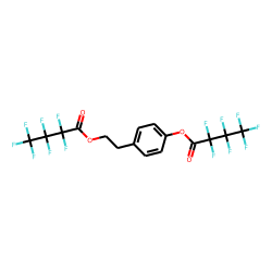 4-Hydroxyphenethyl alcohol, bis(heptafluorobutyrate)
