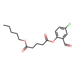 Glutaric acid, 2-formyl-4-chlorophenyl pentyl ester
