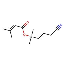 3,3-Dimethylacrylic acid, (3-cyanopropyl)dimethylsilyl ester