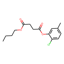 Succinic acid, butyl 2-chloro-5-methylphenyl ester
