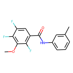 2,4,5-Trifluoro-3-methoxybenzamide, N-(3-methylphenyl)-