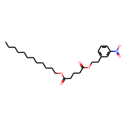 Glutaric acid, dodecyl 3-nitrophenethyl ester