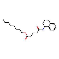 Glutaric acid, N-(1,2,3,4-tetrahydronaphth-1-yl)-, octyl ester