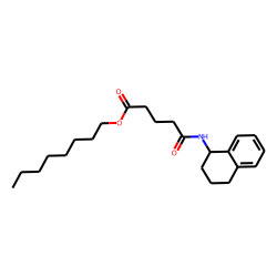 Glutaric acid monoamide, N-(1,2,3,4-tetrahydronaphth-1-yl)-, octyl ester