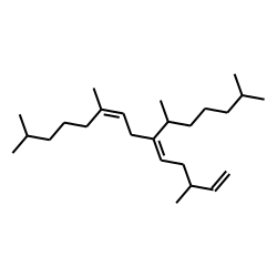 2,6,10,14-Tetramethyl-9-(3-methyl-pent-4-enylidene)-trans-pentadec-6-ene