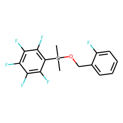 (2-Fluorophenyl)methanol, dimethylpentafluorophenylsilyl ether