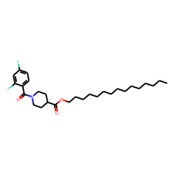Isonipecotic acid, N-(2,4-difluorobenzoyl)-, pentadecyl ester