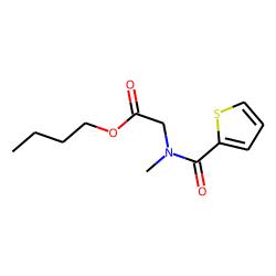 Sarcosine, N-(2-thienylcarbonyl)-, butyl ester
